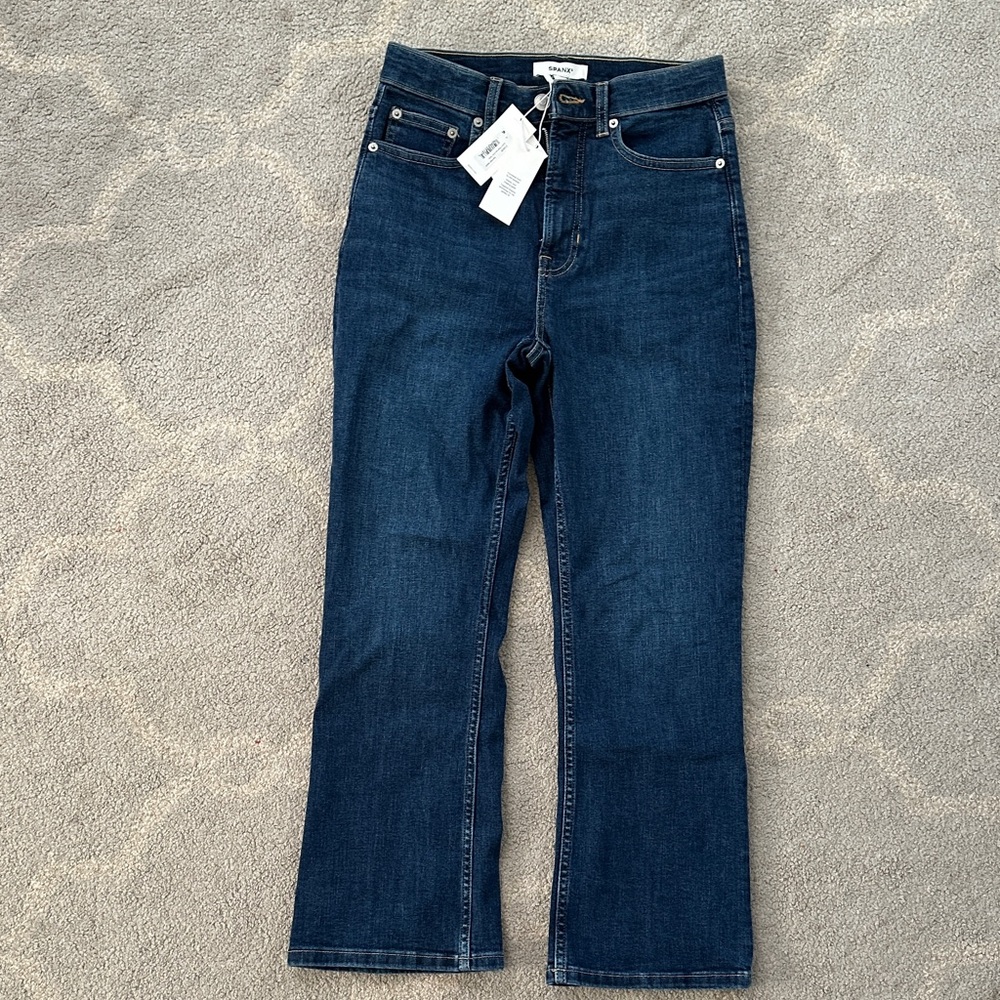 SPANX Dark Blue Boot Cut Jeans